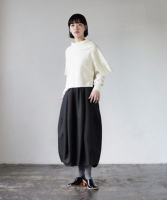 ロールカラーニット | LANVIN en Bleu (Women)/ランバン オン ブルー