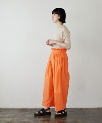 速乾ナイロンピンタッククロップドパンツ