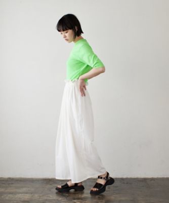 速乾ナイロンピンタッククロップドパンツ