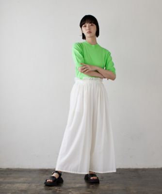 速乾ナイロンピンタッククロップドパンツ