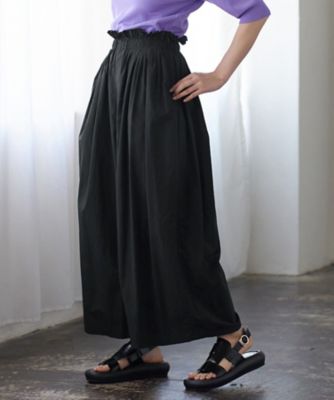 速乾ナイロンピンタッククロップドパンツ