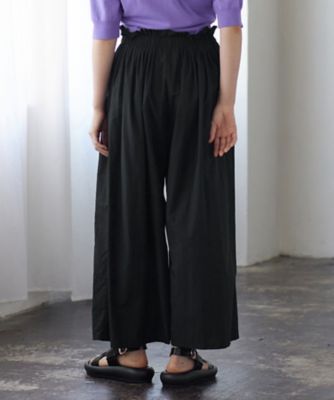 速乾ナイロンピンタッククロップドパンツ