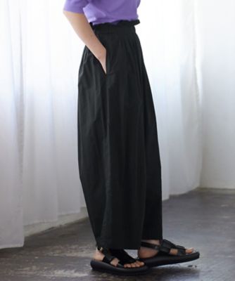 速乾ナイロンピンタッククロップドパンツ