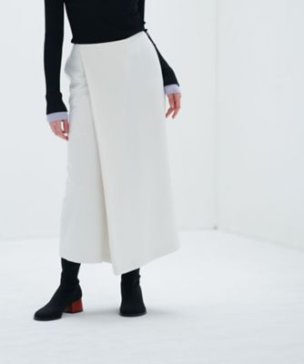 ＜LANVIN en Bleu (Women)＞ライトダブルクロスＩラインスカート
