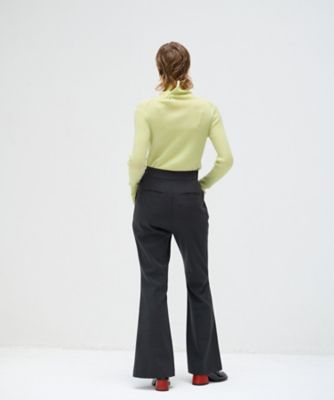 ツイルスリットフレアパンツ | LANVIN en Bleu (Women)/ランバン