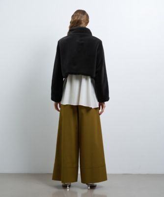 フェイクファーショートジャケット | LANVIN en Bleu (Women)/ランバン