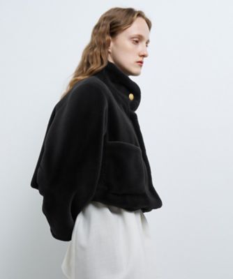 フェイクファーショートジャケット | LANVIN en Bleu (Women)/ランバン