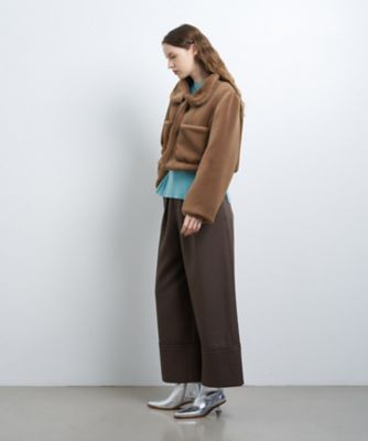 フェイクファーショートジャケット | LANVIN en Bleu (Women)/ランバン