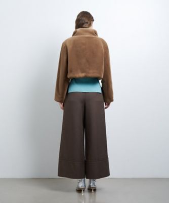 フェイクファーショートジャケット | LANVIN en Bleu (Women)/ランバン