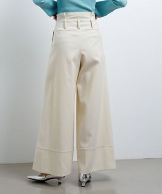 ハイウエストワイドパンツ