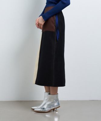 カラーブロックスカート | LANVIN en Bleu (Women)/ランバン