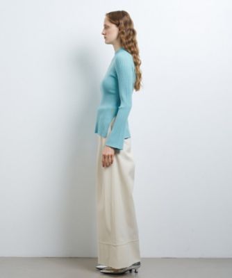 レイヤーハイネックリブニット | LANVIN en Bleu (Women