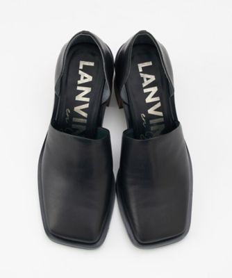 【LANVIN en Bleu】Mサイズ・スクエアトゥサイドオープンパンプス スクエアトゥサイドオープンパンプス|LANVIN en Bleu | LANVIN