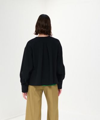 ドライダブルクロスノーカラージャケット | LANVIN en Bleu