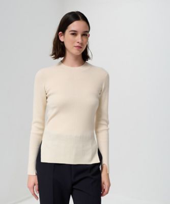 ＜LANVIN en Bleu (Women)＞ハイネックリブニット