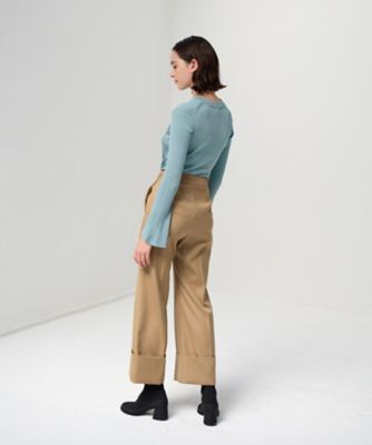 ストレッチロールアップパンツ