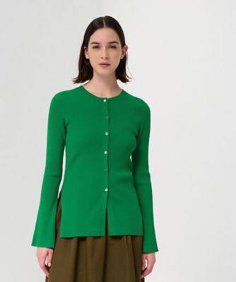 LANVIN en Bleu｜ダブルフェイスショートカーディガン | Rakuten