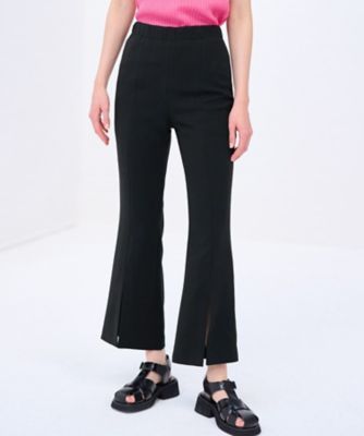 ＜LANVIN en Bleu (Women)＞ストレッチジョーゼットスリットパンツ