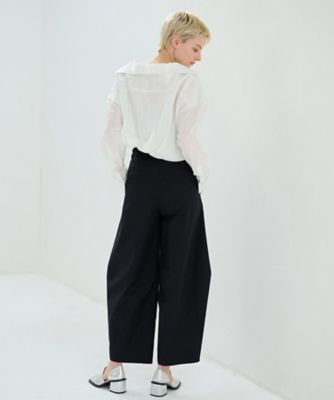 ワッシャープリーツアシンメショートセーラーシャツ | LANVIN en