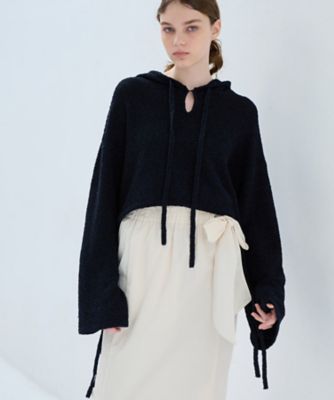 ＜LANVIN en Bleu (Women)＞ループヤーンニットフーディー