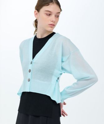 ＜LANVIN en Bleu (Women)＞メニ　ボタンカーディガン