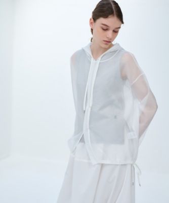 ＜LANVIN en Bleu (Women)＞シアージップアップフーディー