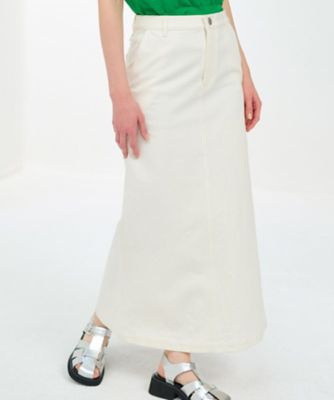 ＜LANVIN en Bleu (Women)＞デニムペンシルマキシスカート