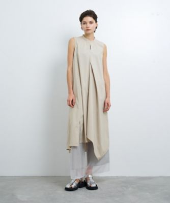 【Pさま専用】LANVIN en Blew アシメヘムスキッパー ワンピース アシンメヘムスキッパーワンピース | LANVIN en Bleu (Women)/ランバン
