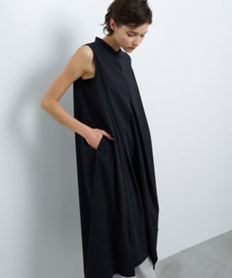 ＜LANVIN en Bleu (Women)＞アシンメヘムスキッパーワンピース