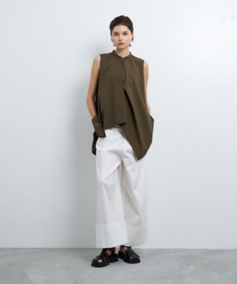 アシンメヘムスキッパーブラウス