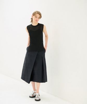 LANVIN en Bleu / ランバン オン ブルー シアーリブニットタンク シアーリブニットタンク | LANVIN en Bleu (Women)/ランバン
