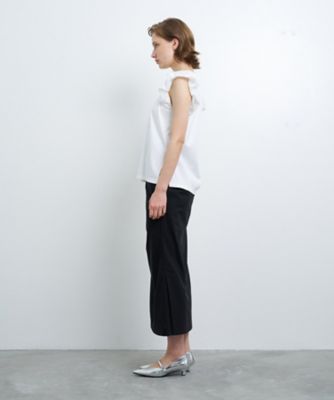パフショルダーコンビカットソー | LANVIN en Bleu (Women