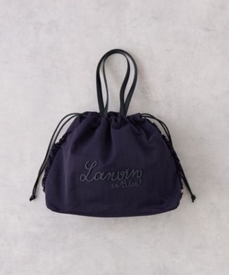 ＜LANVIN en Bleu (Women)＞ナイロンドロストトートバッグ