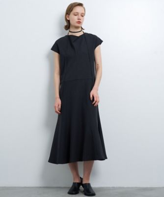 アムンゼンドレープネックフレアワンピース | LANVIN en Bleu