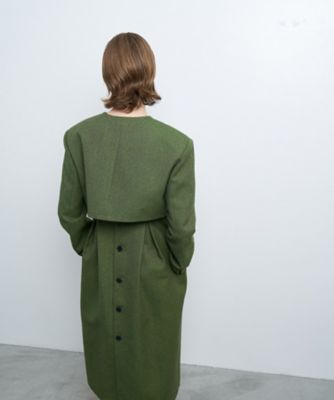 メランジツイードクロップドジャケット | LANVIN en Bleu (Women