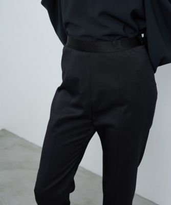 スリットペンシルゴムパンツ
