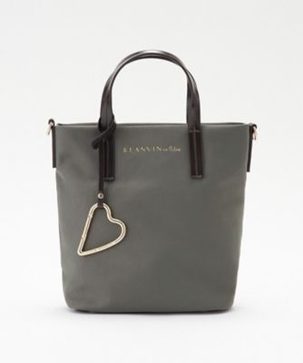 ＜LANVIN en Bleu (Women)＞マルクハートカラビナ　小トート　４８４２１１