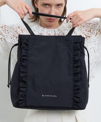 ＜LANVIN en Bleu (Women)＞プティフリルトートバック