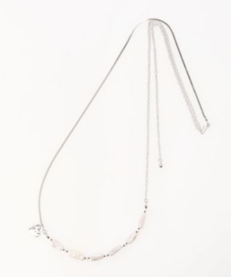 LANVIN en Bleu (Women)/ランバン オン ブルー スティック淡水パールハートネックレス
