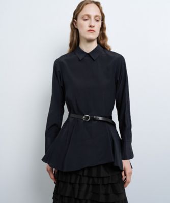 ＜LANVIN en Bleu (Women)＞バックルレザーベルト