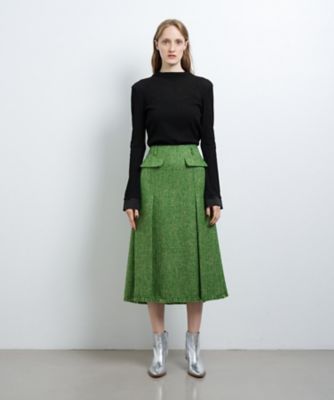 ツイードタックスカート | LANVIN en Bleu (Women)/ランバン