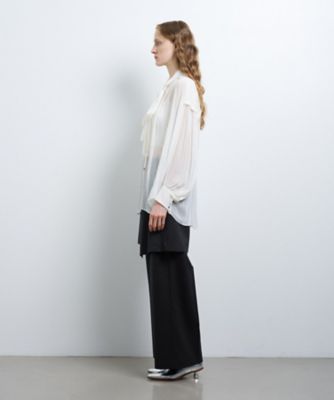 シアーヨーリューボウタイブラウス | LANVIN en Bleu (Women