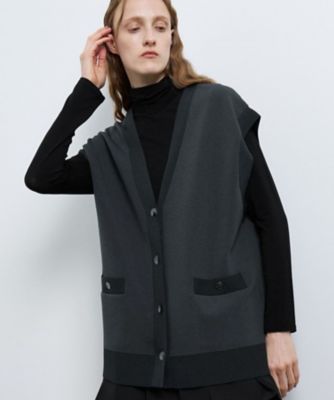 ＜LANVIN en Bleu (Women)＞ニットベストカーディガン