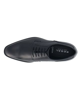 ＲＥＧＡＬ　３４ＨＲ　プレーントウ（ＧＯＲＥ－ＴＥＸ　フットウェア：幅広３Ｅウィズ）　ブラック　ビジネスシューズ
