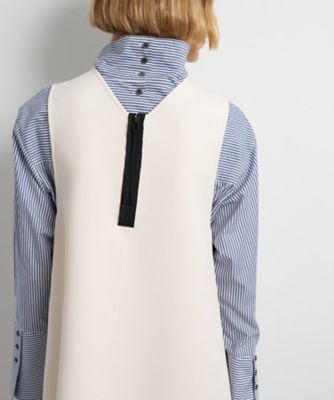 トリプルクロスフレアジャンスカワンピース | LANVIN en Bleu (Women