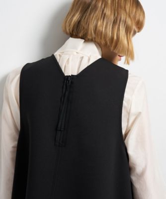 トリプルクロスフレアジャンスカワンピース | LANVIN en Bleu (Women