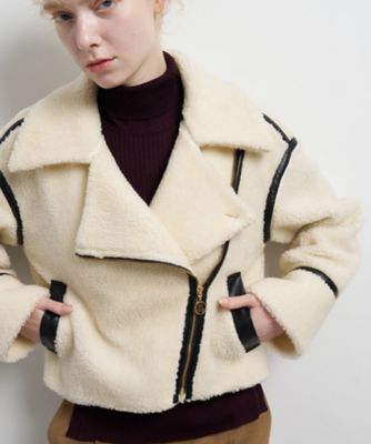 LANVIN  ライダースジャケット　★新品★⭐ LANVIN en Bleu（ランバンオンブルー）の「ダブルライダース