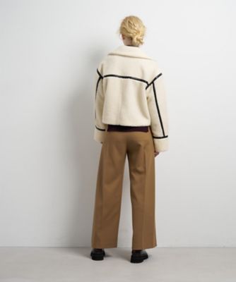 ボアライダースジャケット | LANVIN en Bleu (Women)/ランバン