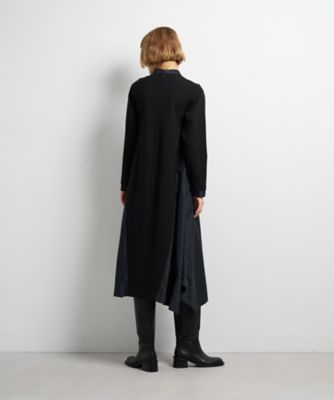 アシンメトリーヘムコンビワンピース | LANVIN en Bleu (Women