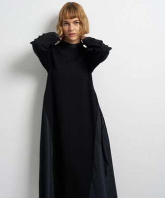 アシンメトリーヘムコンビワンピース | LANVIN en Bleu (Women